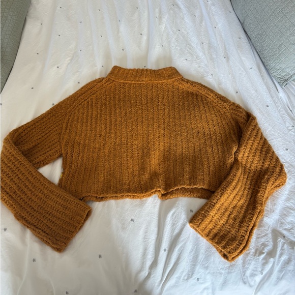 Free People Alpine Crop Mock Neck Sweater - Picture 10 of 11